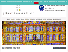 Tablet Screenshot of gibert-immobilier.fr